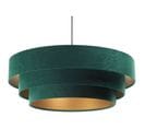 Suspension Tissu Vert 60x60x25cm