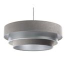 Suspension Tissu Gris 60x60x25cm