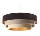 Suspension Tissu Marron 60x60x25cm