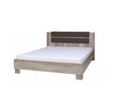 Lit Adulte Design Romi 180x200 Cm Coloris Dab Canyon. Ideal Pour Votre Chambre à Coucher