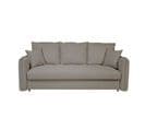 Grenache - Canapé Droit Convertible Rapido® 3 Places En Tissu, Made In France - Taupe