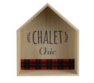 Étagère En Bois "maison Chalet" 30cm Naturel