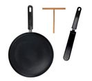 Coffret Crêpière et Ustensiles "induction" 28cm Noir