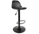 Tabouret De Bar Assise Rembourrée Isak Noir