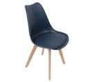 Chaise Scandinave Avec Cousin Cocooning - Bleu