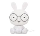 Lampe à Poser LED "lapin" 23cm Blanc