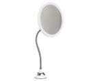 Miroir Grossissant Flexible "lumineux" 30cm Blanc