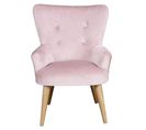 Fauteuil Enfant Déco "helsinki" 63cm Rose