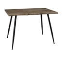 Table De Repas "forest Ii" 110cm Naturel et Noir