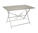 Table De Jardin Pliante "palerme" 110cm Taupe