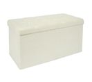 Banc Pliable et Coffre "eleonor" 76cm Beige