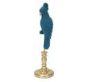 Statuette Décorative "perroquet" 37cm Bleu