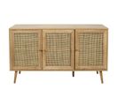 Buffet 3 Portes En Bois "bali" 115cm Naturel