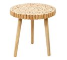 Table Basse En Bois "rondin" 60cm Naturel