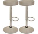 Tabouret De Bar Hauteur Réglable Mumford (lot De 2) Gris