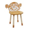 Chaise Enfant "madame Bonheur" 49cm Jaune