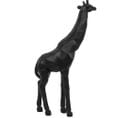 Girafe Origami En Polyrésine Noire 40 Cm