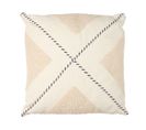 Coussin Déco Bouclette "crush" 40x40cm Beige