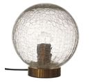 Lampe à Poser Boule "lounge" 22cm Transparent