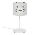 Lampe De Chevet Enfant "ours" 36cm Gris