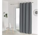 Rideau Occultant Uni M1 Non Feu - 240x260 Cm - Gris Souris