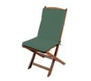 Coussin De Fauteuil Déperlant, Vert, 90 X 40 Cm, Attache Clips + Nouettes, 100% Polyester