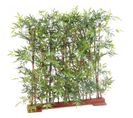 Plante Artificielle Haute Gamme Spécial Extérieur/ Haie Bambou Artificiel  Vert - 90 X 45 X 110 Cm