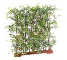 Plante Artificielle Haute Gamme Spécial Extérieur/ Haie Bambou Artificiel  Vert - 110 X 45 X 110 Cm