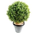 Plante artificielle haute gamme Spécial extérieur / Buis boule artificiel - Dim : H.88 x D.70 cm