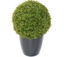 Plante artificielle haute gamme Spécial extérieur / Buis boule artificiel - Dim : H.44 x D.44 cm