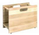 Porte-revues En Bois Hêtre Vaporisé - Dim : L 40 X P 21 X 30 Cm-