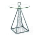 Table D'appoint Coloris Gris - Dim : H 57 X Ø 45 Cm