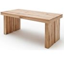 Table À Manger Rectangulaire En Chêne Sauvage Laqué Mat Massif - L.180 X H.76 X P.90 Cm