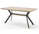 Table À Manger Rectangulaire Finition Chêne Sauvage - L.180 X H.76 X P.90 Cm