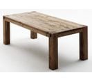 Table À Manger En Chêne Massif Bassano Laqué Mat - L.260 X H.76 X P.100 Cm