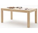 Table À Manger Extensible En Chêne Bianco Clair - 160-260 X 78 X 90 Cm