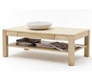 Table Basse En Chêne Bianco Clair - 115 X 42 X 65 Cm