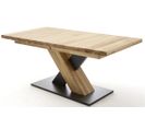 Table À Manger En Chêne Sauvage Massif - L140-220 X H78 X P90 Cm