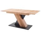 Table À Manger Extensible En Hêtre Massif - L.140-185 X H.77 X P.90 Cm