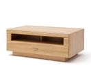 Table Basse Avec Rangements En Bois Coloris Chêne Grandson - L.115 X H.45 X P.70 Cm