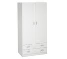 Armoire Placard / Meuble De Rangement , Coloris Blanc