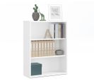 Étagère De Bureau Coloris Blanc - H. 99.5 X L. 75.5 X P. 33 Cm