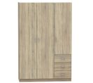 Armoire Placard / Meuble De Rangement Coloris Cambrian - H. 180 X L. 120 X P. 50 Cm