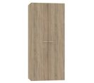 Armoire Placard / Meuble De Rangement Coloris Cambrian - H. 180 X L. 79 X P. 52 Cm