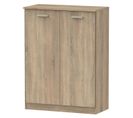 Commode Avec 2 Portes Coloris Cambrian - H. 101 X L. 74 X P. 36 Cm