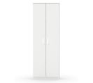 Armoire / Meuble De Rangement Coloris Blanc - H. 180 X L. 60 X P. 35 Cm