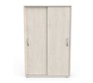 Armoire De 2 Portes Coloris Chêne Topanga - L. 68 X P. 32 X H. 105 Cm