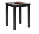 Table D'appoint En Bois Massif Coloris Noir - L. 45 X H. 55 X P. 45 Cm