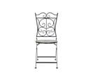 Lot De 2 Chaises De Jardin En Fer Forgé Noir - Largeur 39 X Hauteur 93 X Profondeur 50 Cm