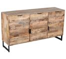 Buffet Meuble De Rangement En Bois De Manguier - L. 150 X H. 80 X P. 40 Cm